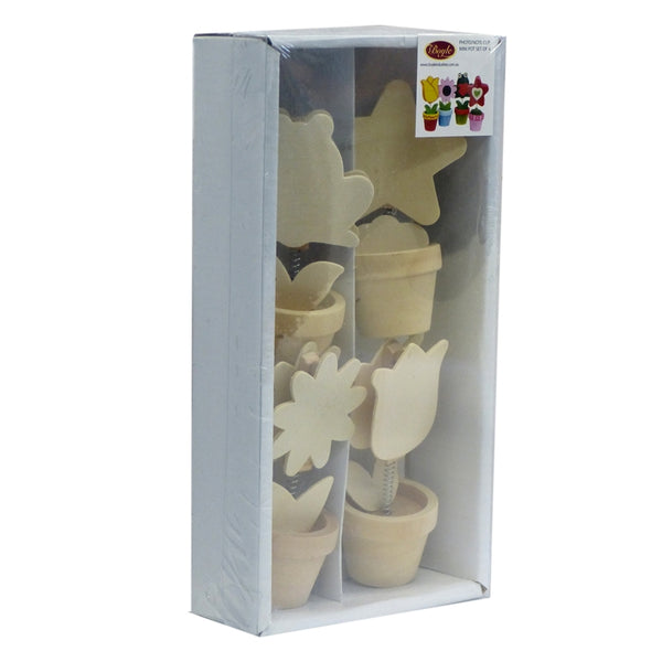 Photo Message Clip Mini Pots Pk4