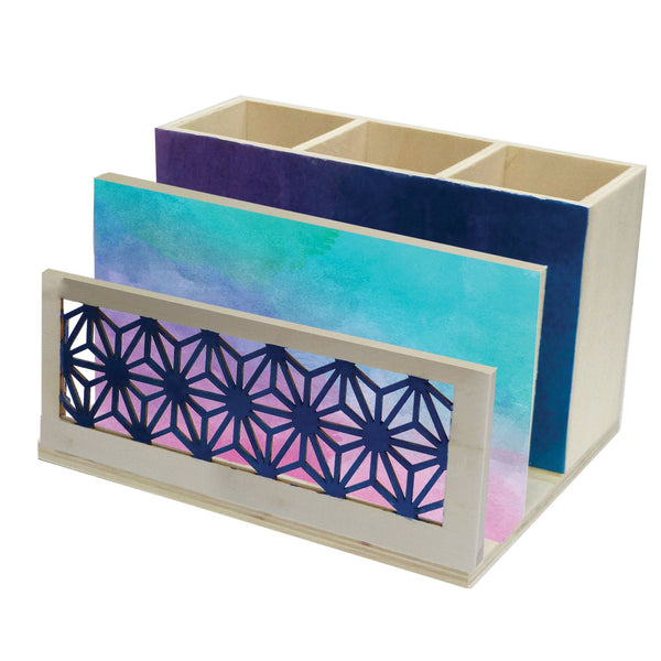 Plywood Desk Organiser