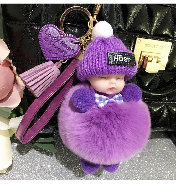 Plush Doll Key Chain - Love Heart Edition