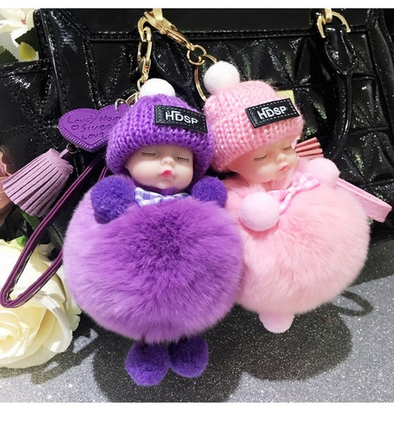 Plush Doll Key Chain - Love Heart Edition