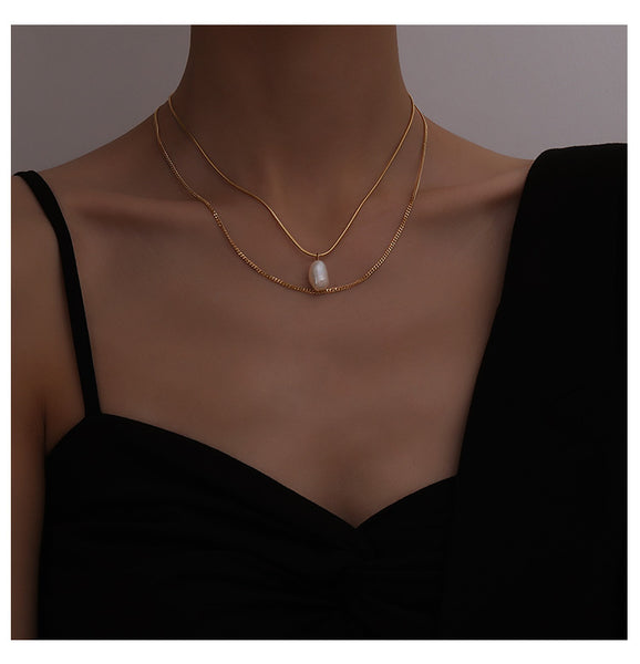 Pearl Layered Necklace