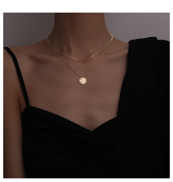 Layered Coin Necklace