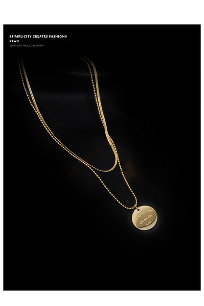Layered Coin Necklace