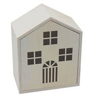 Wood House Storage Box