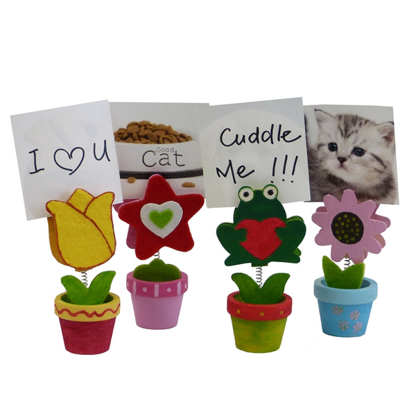 Photo Message Clip Mini Pots Pk4
