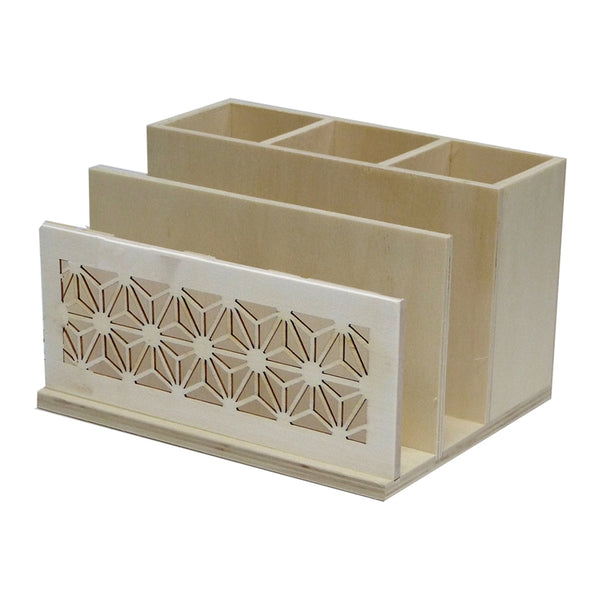 Plywood Desk Organiser